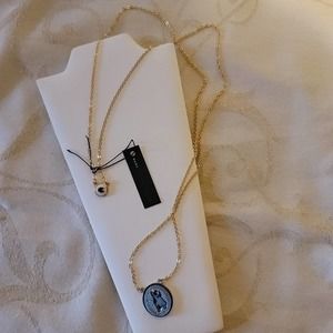 Marc by Marc Jacobs Blue Dog Pendant Necklace